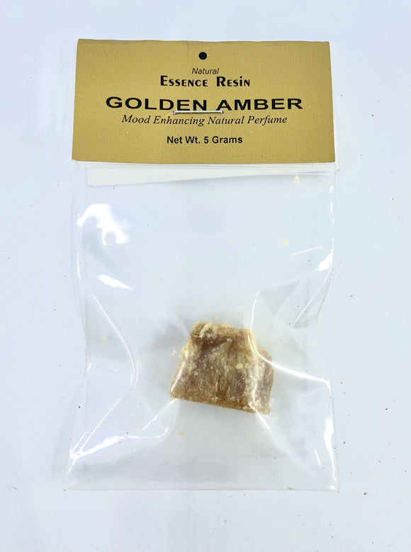 Golden Amber - Natural Incense and Perfume (5 grams)