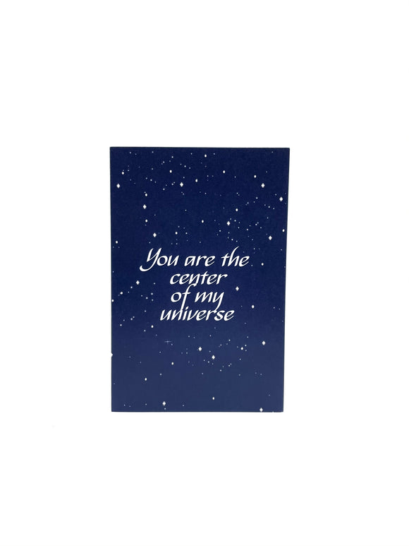 You are the Center of My Universe - Kaleidadope Greeting Card