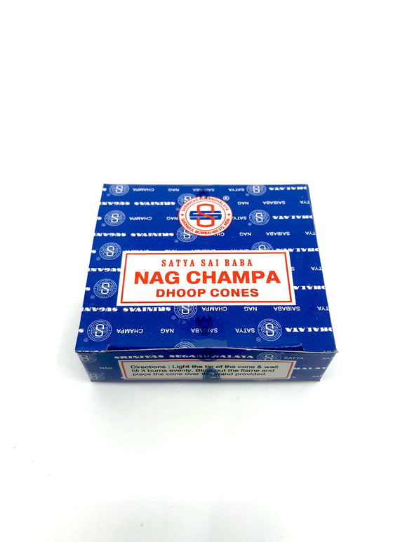 Nag Champa - Dhoop Incense Cones (12 pack)