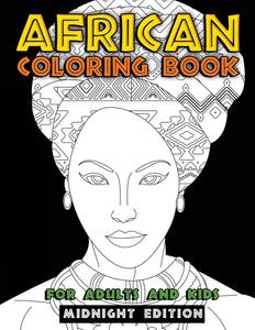 African Coloring Book For Adult and Kids