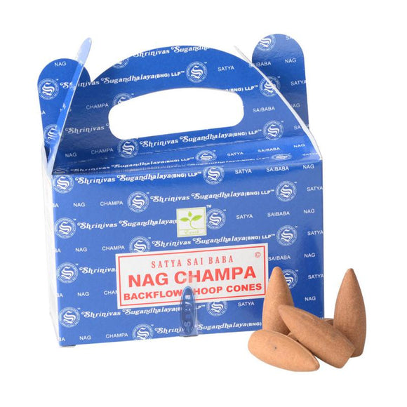 Nag Champa - Backflow Incense Cones (24)