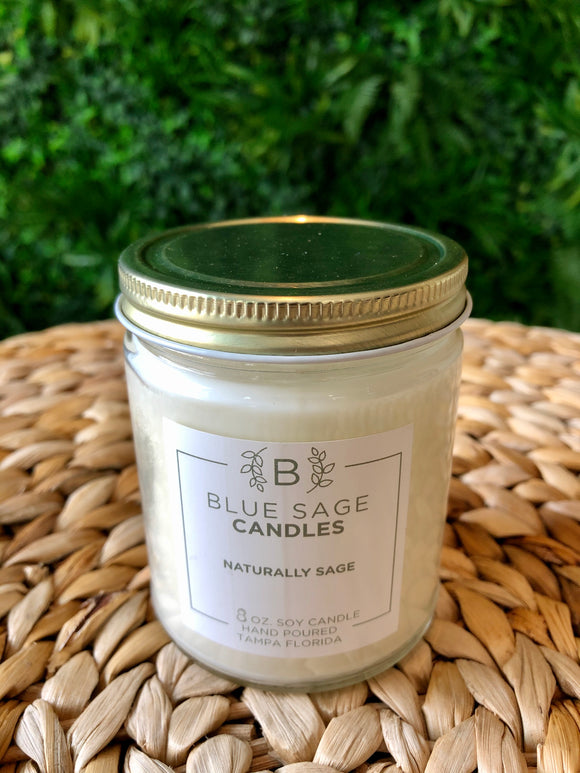 Naturally Sage Soy Wax Candle