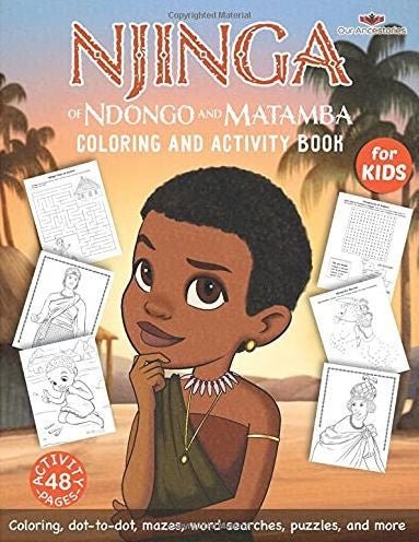 Njinga - Coloring and Activity Book