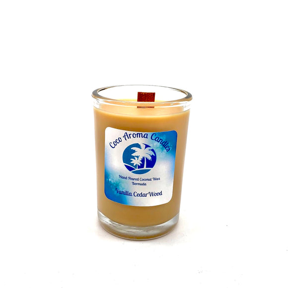 Coco Aroma Candles - Vanilla Cedar wood