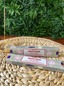 Nag Champa White Sage Incense - 14 Sticks