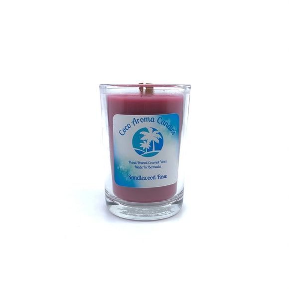 Coco Aroma Candles - Sandlewood Rose